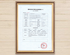 國際貨運代理企業備案